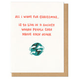 greeting card, card, cards, christmas, world peace