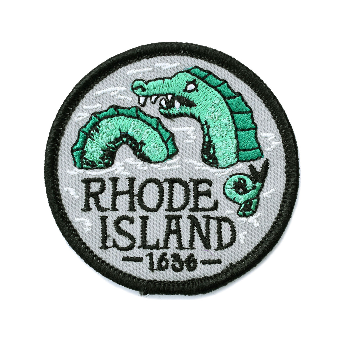 Rhode Island Sea Serpent Patch Frog & Toad Press