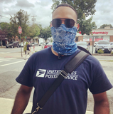 Tubular Bandana - Navy Paisley