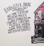 providence, rhode island, architecture, bannister house, local, art, artwork