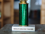 teacher, teaching, greatest teacher, best teacher, teacher gift, award, gift, trophy