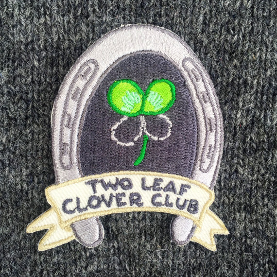 Two Leaf Clover Club Patch – Frog & Toad Press