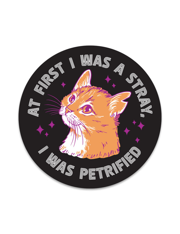At First I Was A Stray Sticker
