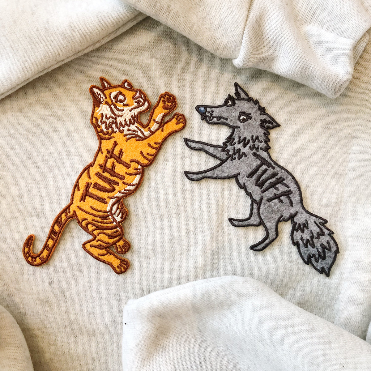 Tuff Tiger Patch – Frog & Toad Press