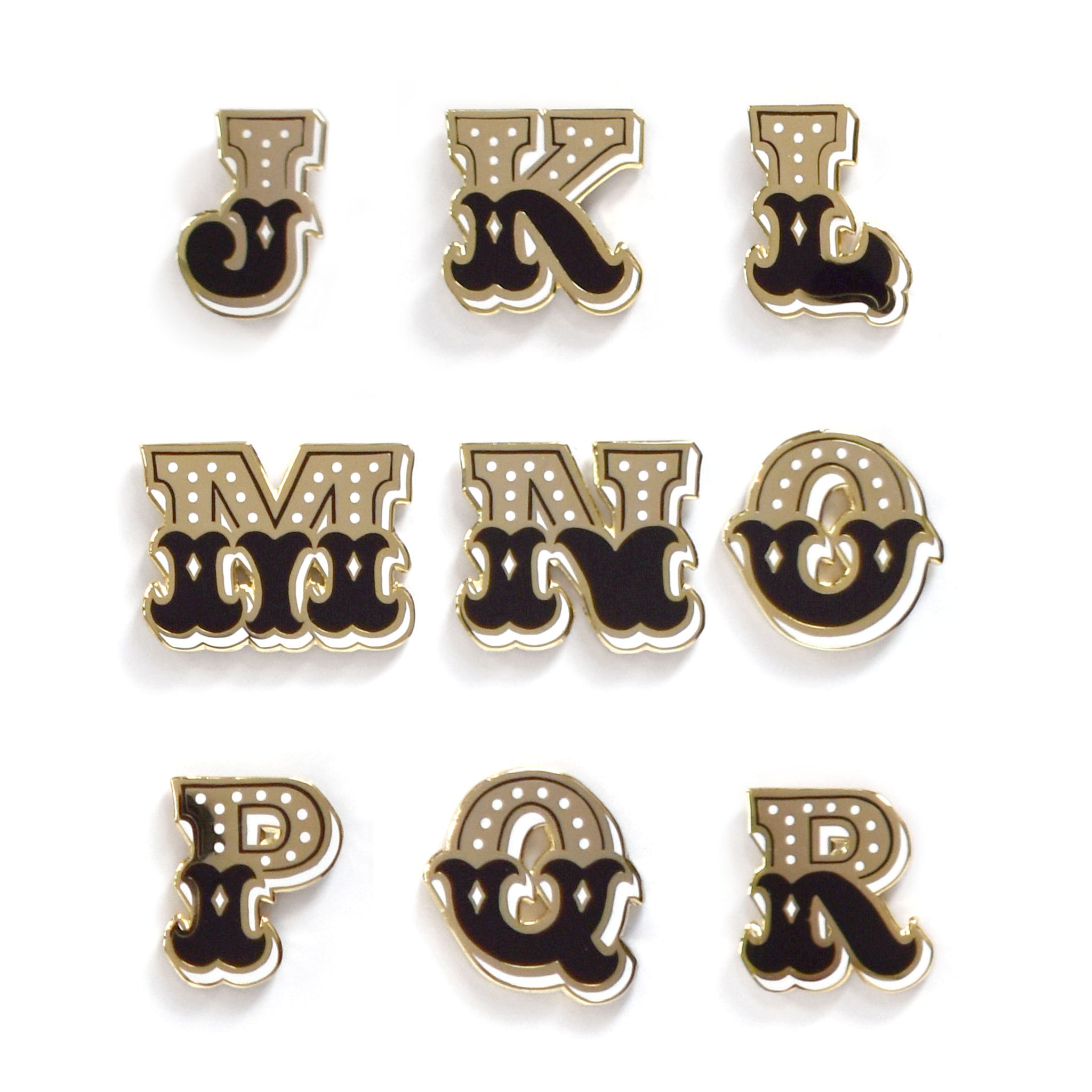 Enamel Letter Pin – Frog & Toad Press