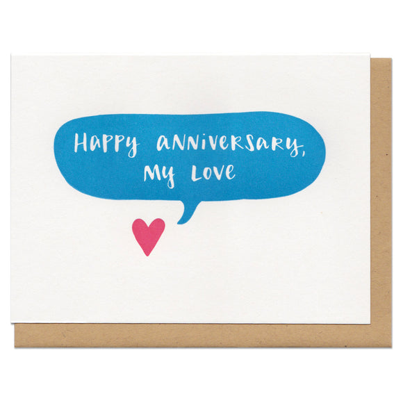 happy anniversary to my husband cards