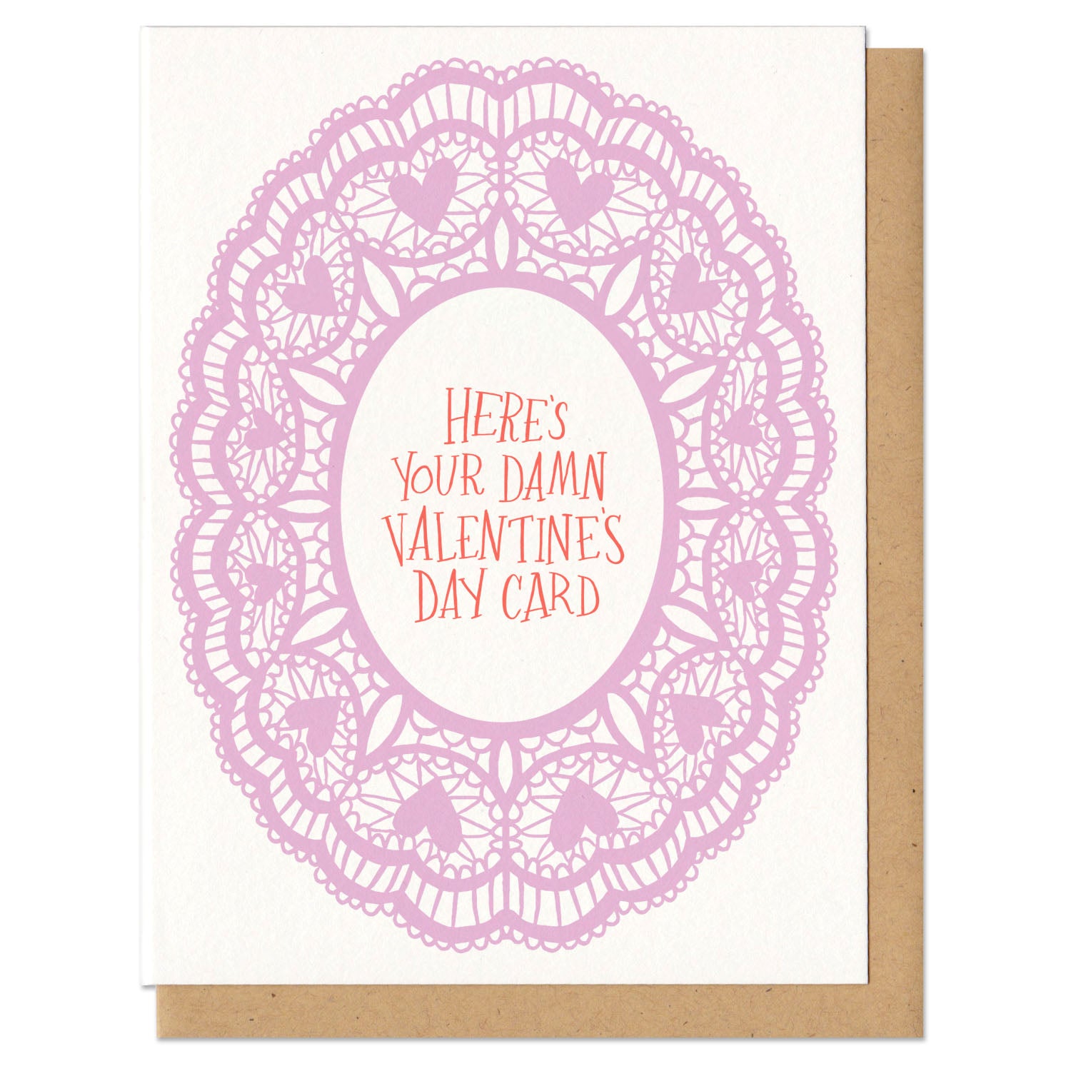 Candy Hearts Valentine - Letterpress Greeting Card – And Here We Are