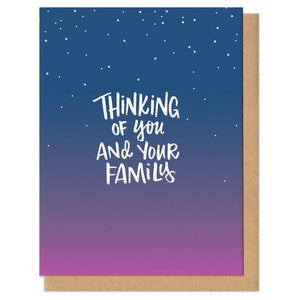 Thinking of You and Your Family Greeting Card