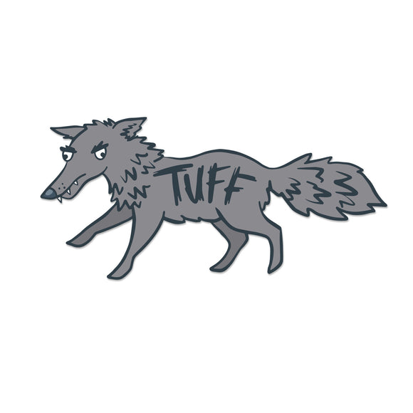 Tuff Wolf Sticker