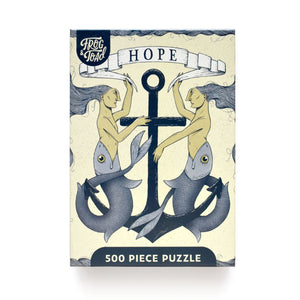 puzzle, puzzles, gift, mermaid, hope, anchor, nautical