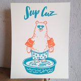 Sup Cuz Bear Print