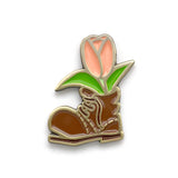 Tulip Boot Enamel Pin