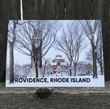 postcard, cards, snail mail, mail, providence, rhode island, brown, brown university, college
