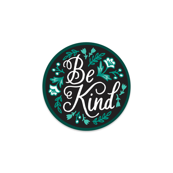 sticker, decal, vinyl, stickers, be kind