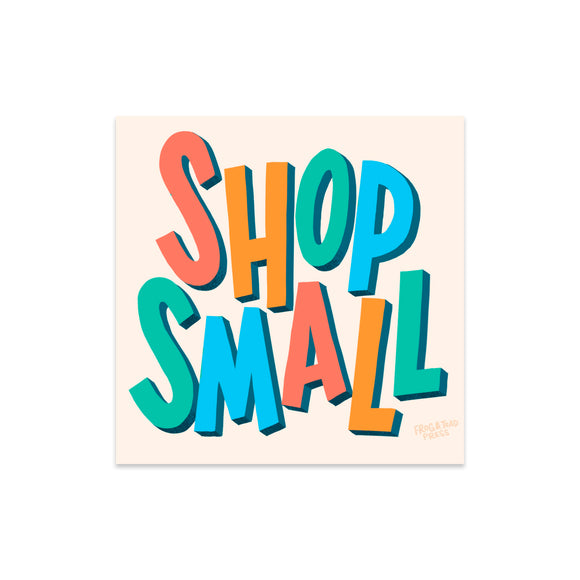 Shop Small Sticker